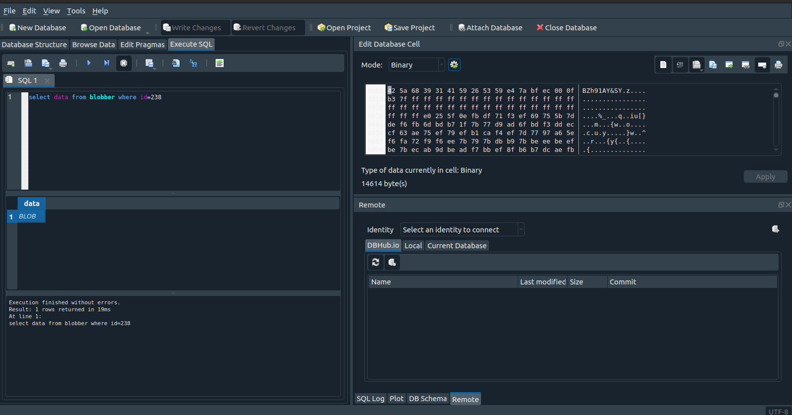 sqlite